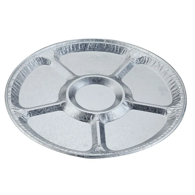 12 "Round Foil Catering Tais