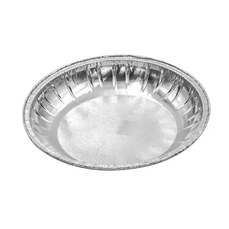 Round Aluminium Cov Thawv Khoom Noj